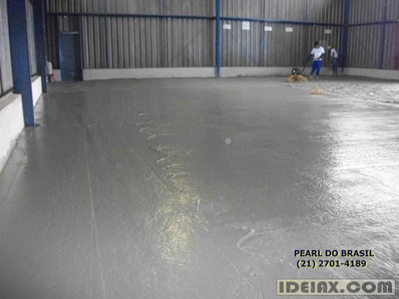 Aplicação De Piso De Concreto Polido